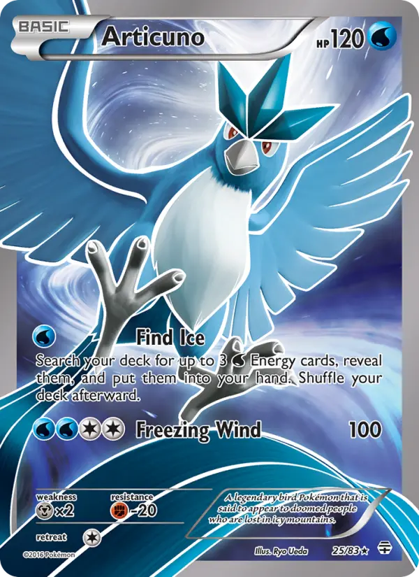 Articuno, Pokémon card