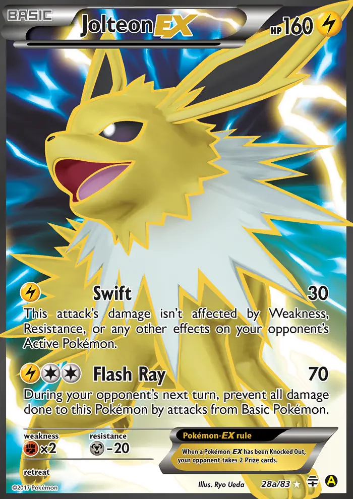 Jolteon-EX, Pokémon card