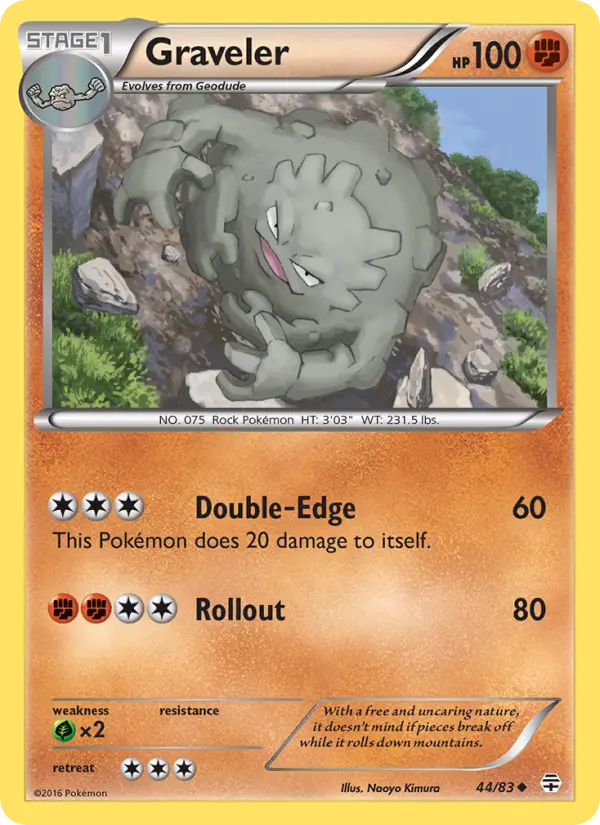 Graveler, Pokémon card