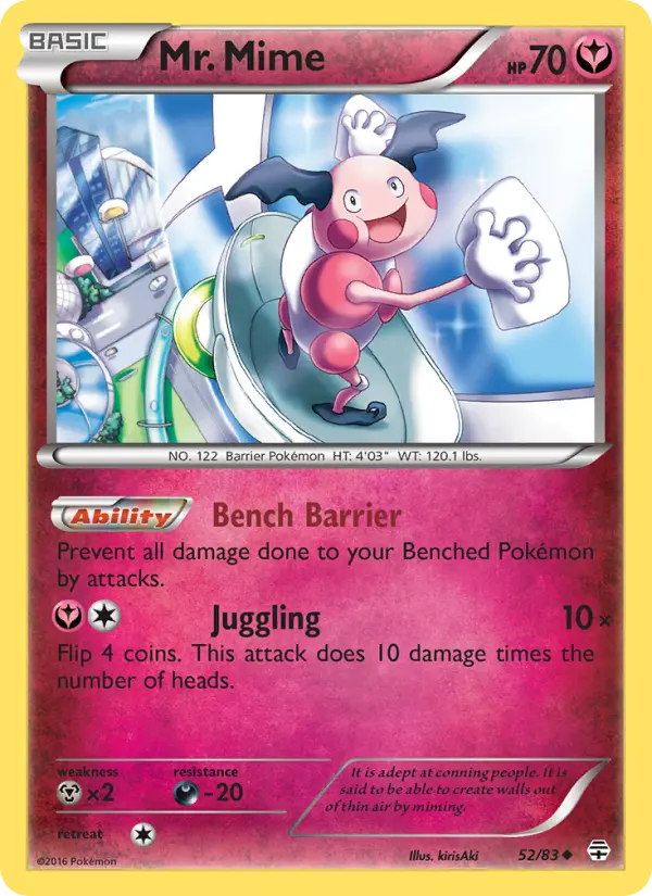 Mr. Mime, Pokémon card
