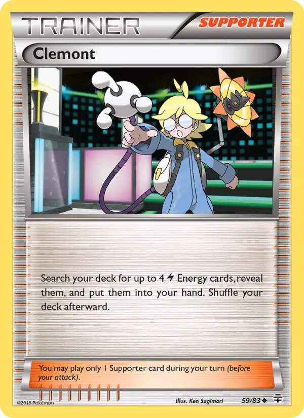 Clemont, Pokémon card