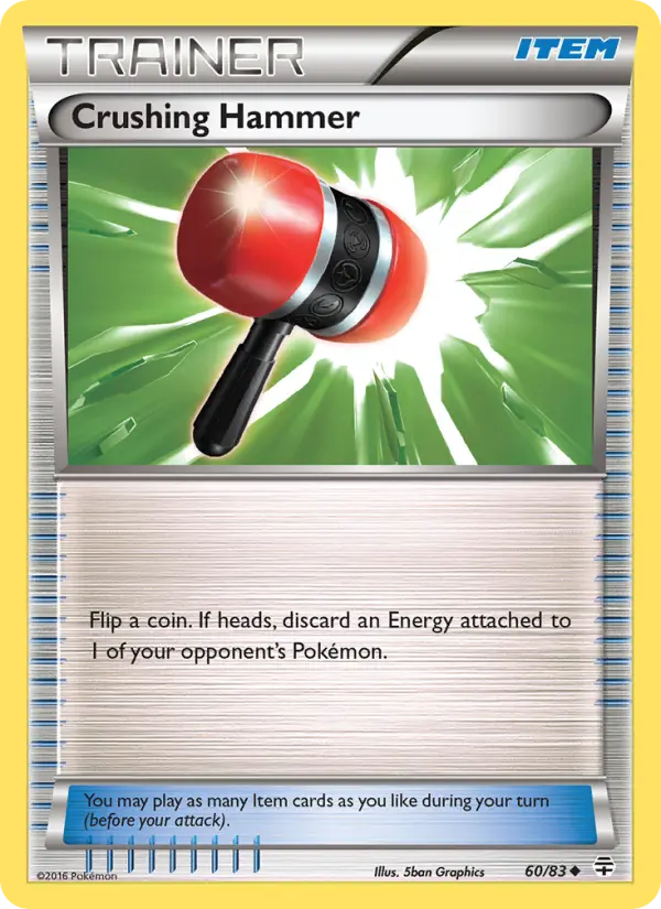 Crushing Hammer, Pokémon card
