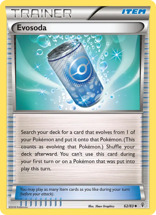 Evosoda, Pokémon card