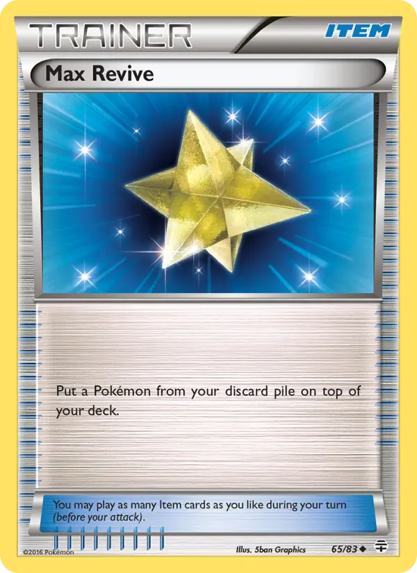 Max Revive, Pokémon card
