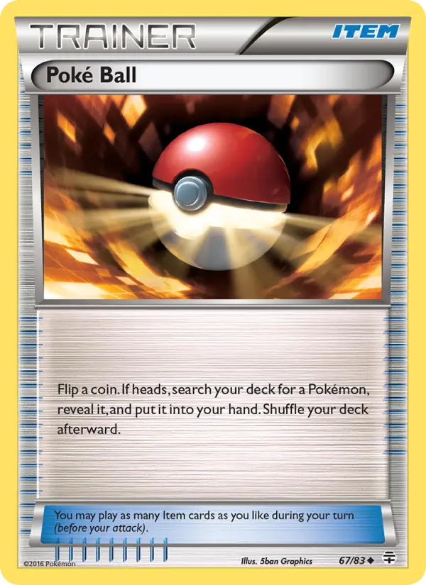 Poké Ball, Pokémon card