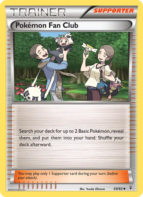 Pokémon Fan Club, Pokémon card