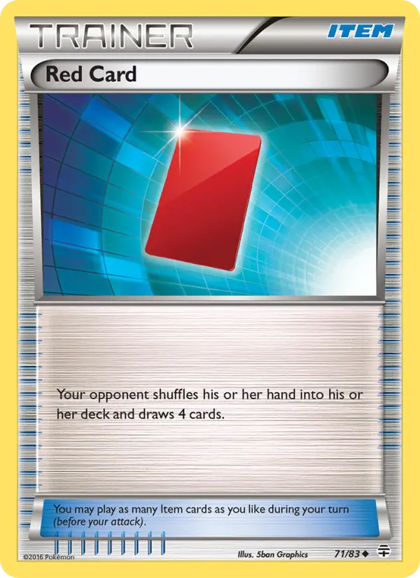 Red Card, Pokémon card