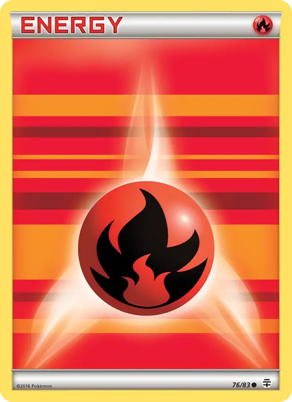 Fire Energy, Pokémon card
