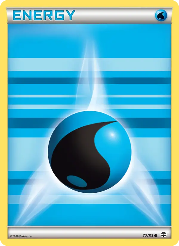 Water Energy, Pokémon card