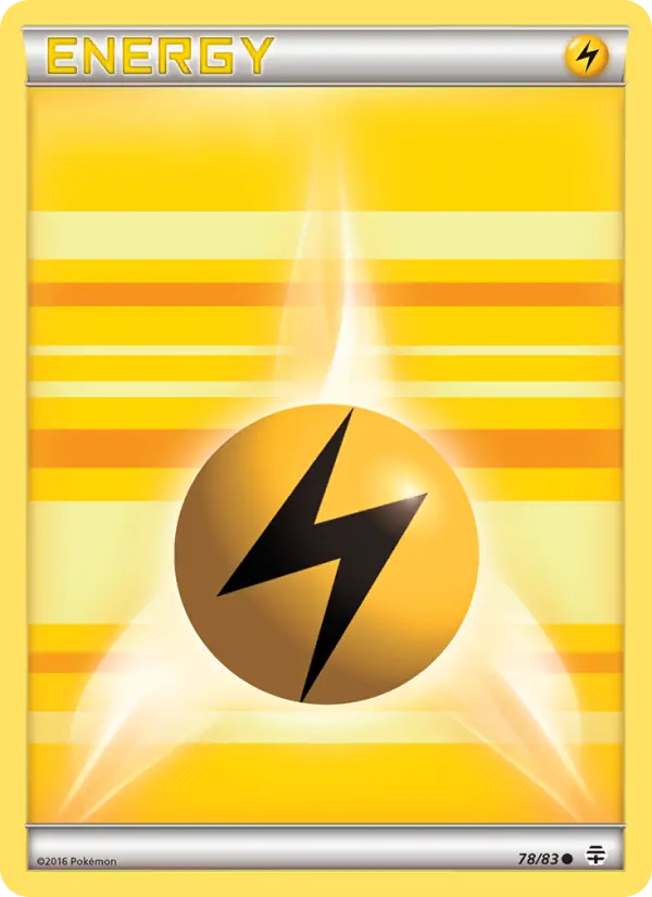 Lightning Energy, Pokémon card