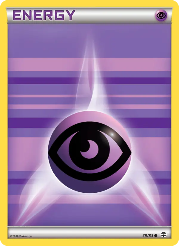 Psychic Energy, Pokémon card