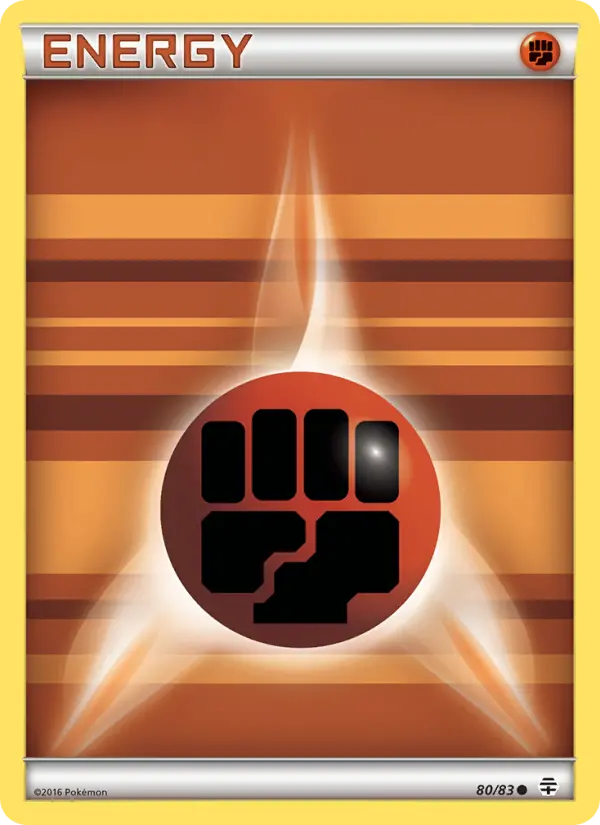 Fighting Energy, Pokémon card