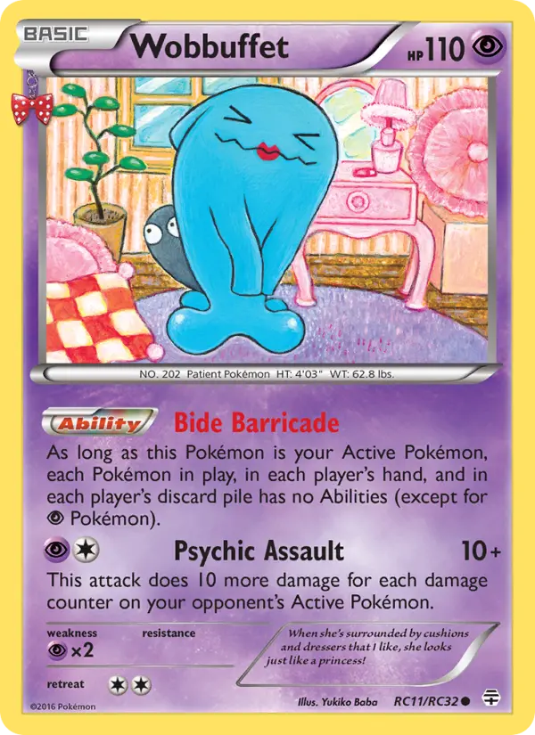 Wobbuffet, Pokémon card