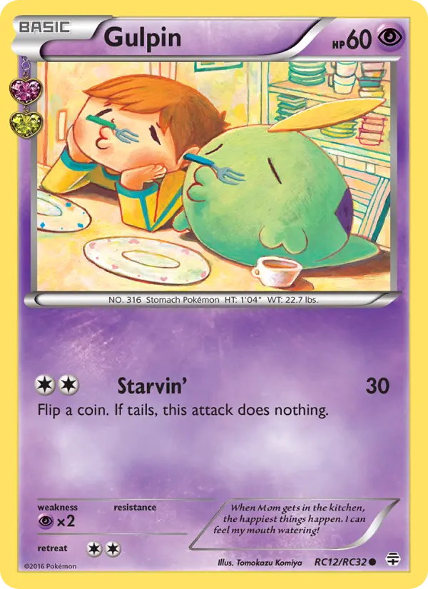 Gulpin, Pokémon card
