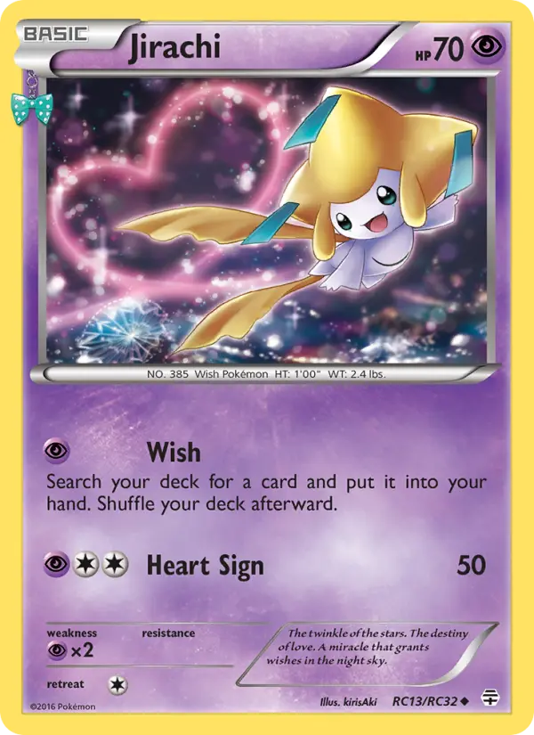 Jirachi, Pokémon card