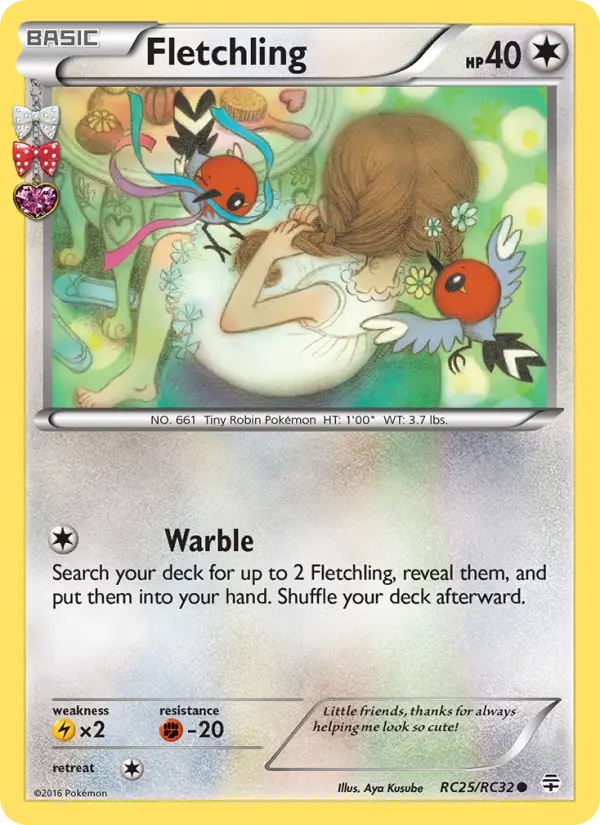 Fletchling, Pokémon card