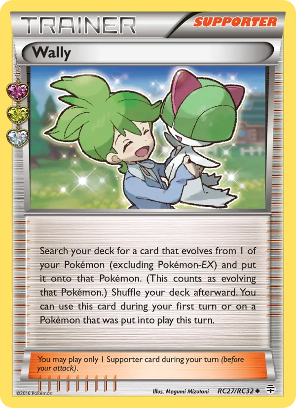 Wally, Pokémon card