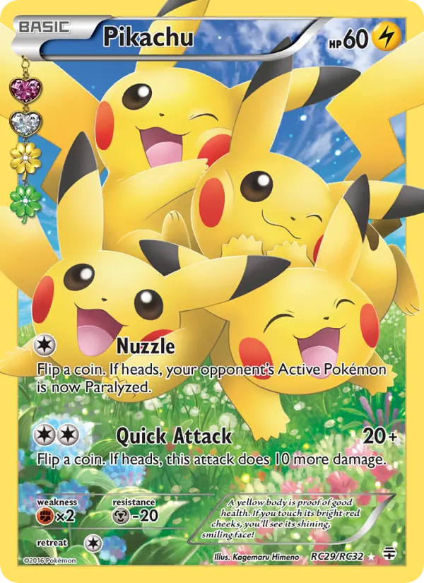 Pikachu, Pokémon card