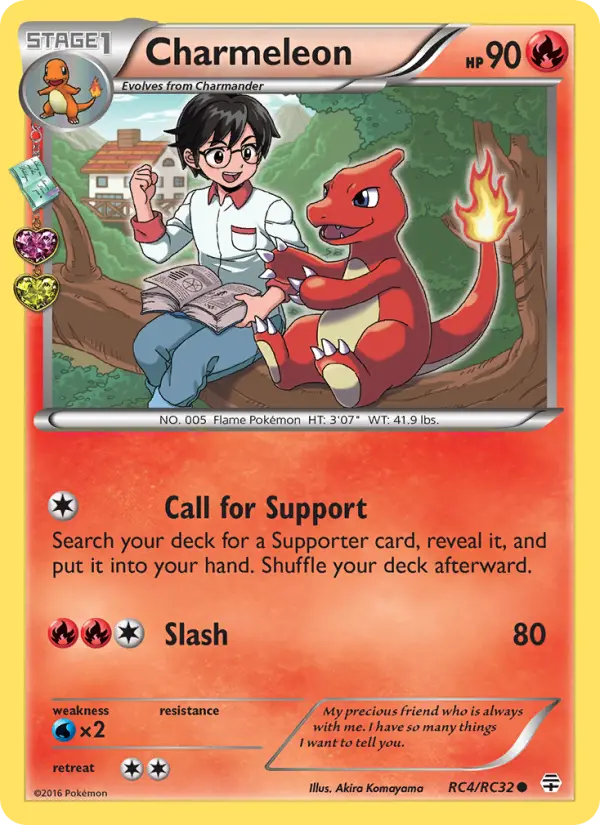 Charmeleon, Pokémon card