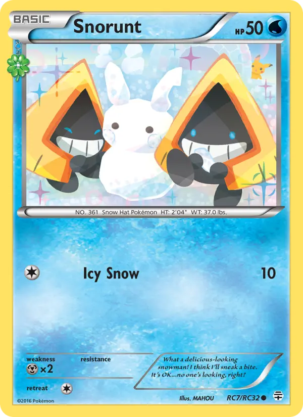 Snorunt, Pokémon card