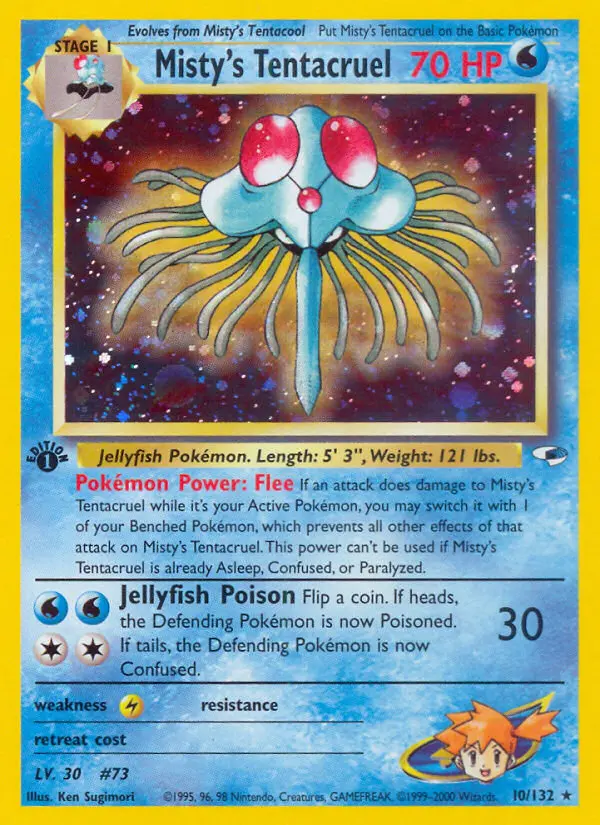 Misty's Tentacruel, Pokémon card