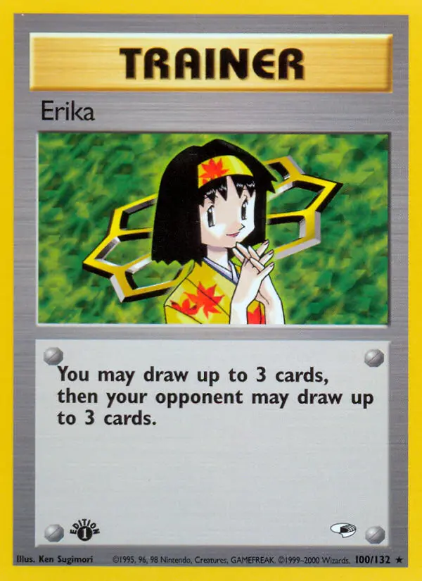 Erika, Pokémon card
