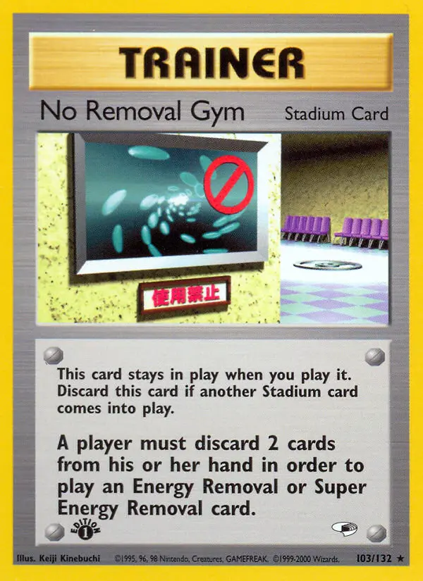 No Removal Gym, Pokémon card