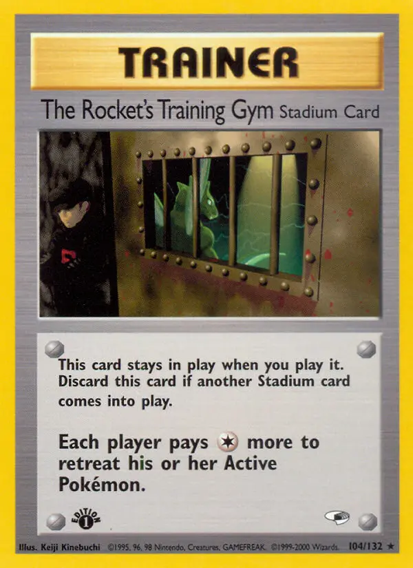 The Rocket's Training Gym, Pokémon card