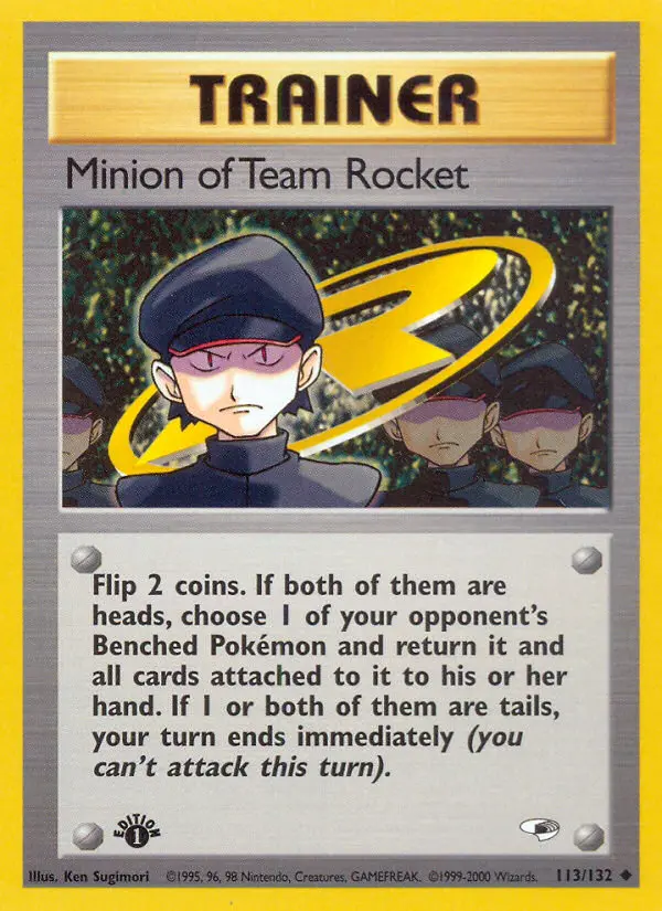 Minion of Team Rocket, Pokémon card