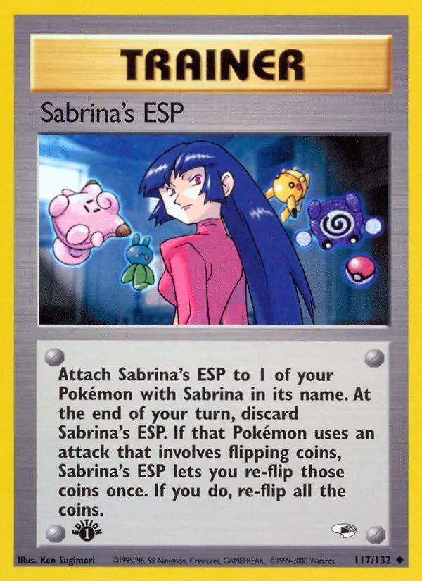 Sabrina's ESP, Pokémon card