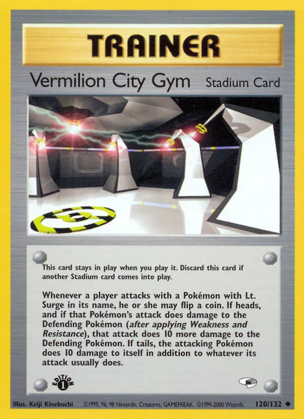 Vermilion City Gym, Pokémon card