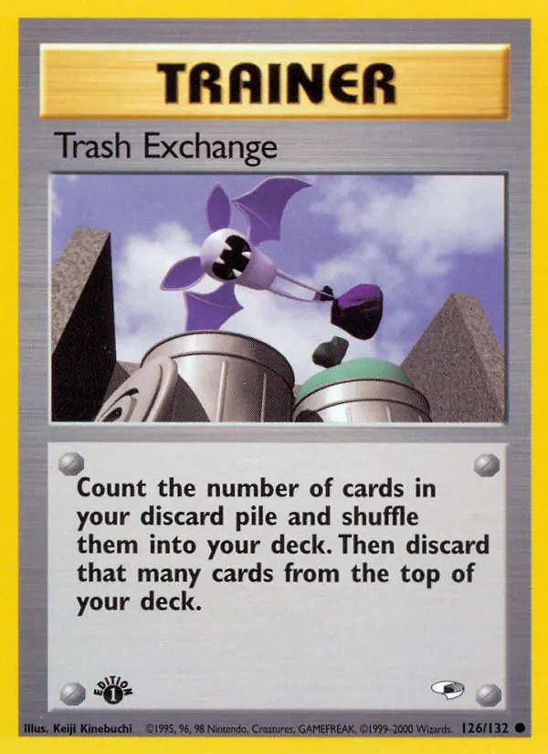 Trash Exchange, Pokémon card