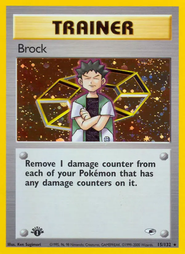 Brock, Pokémon card
