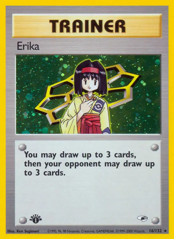 Erika, Pokémon card