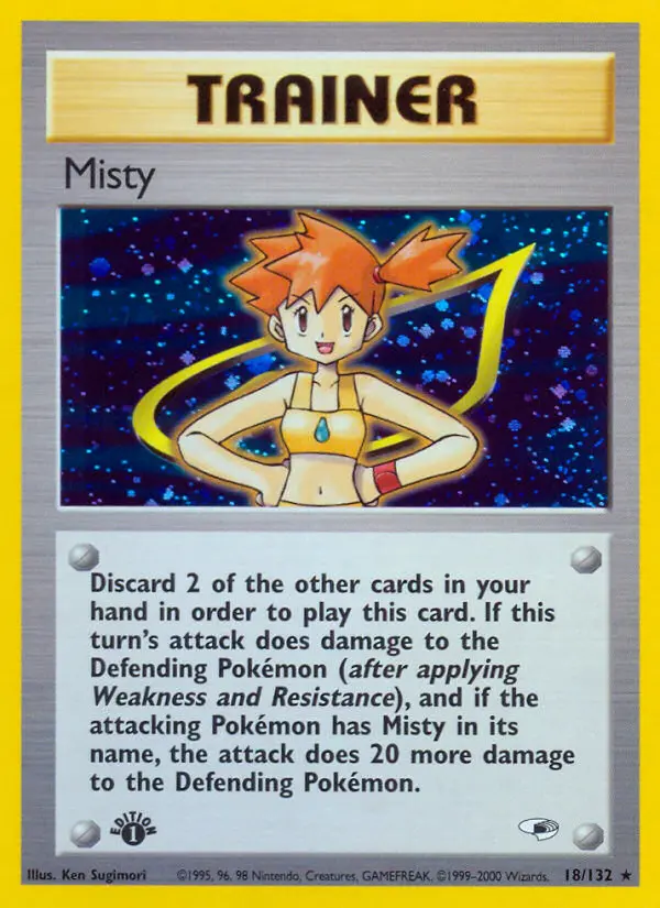 Misty, Pokémon card