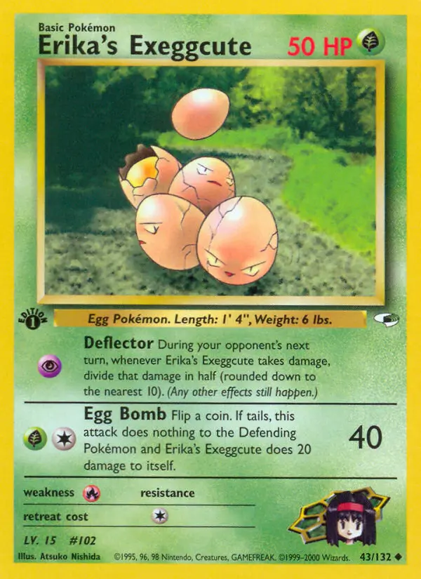 Erika's Exeggcute, Pokémon card