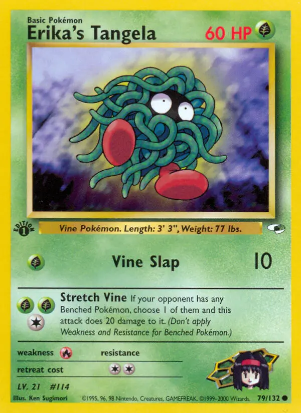 Erika's Tangela, Pokémon card
