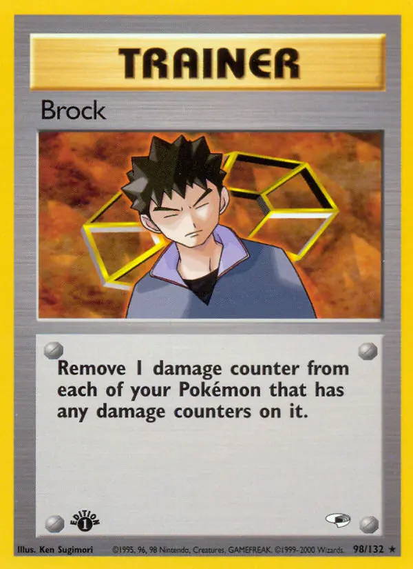 Brock, Pokémon card