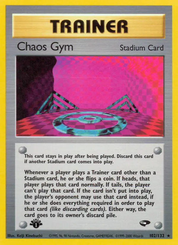 Chaos Gym, Pokémon card