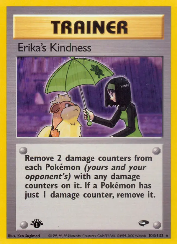 Erika's Kindness, Pokémon card