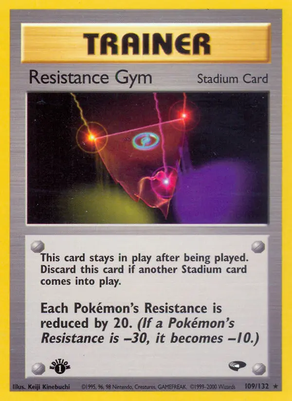 Resistance Gym, Pokémon card