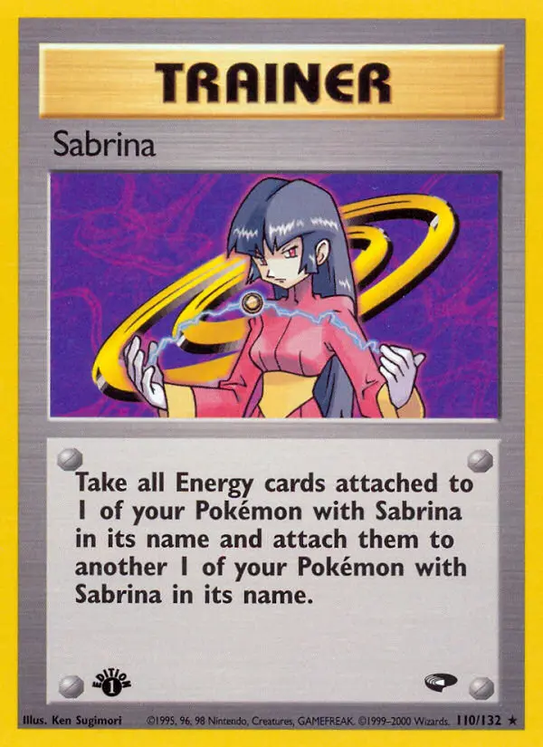 Sabrina, Pokémon card