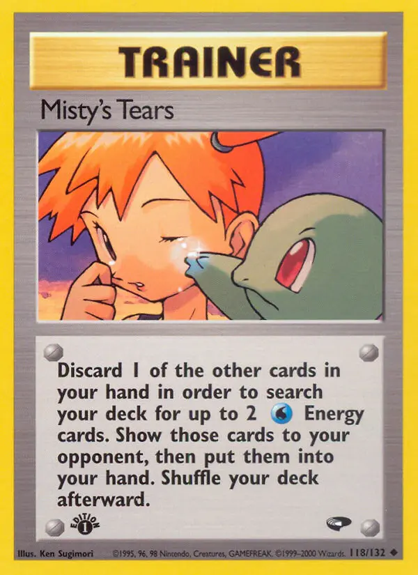 Misty's Tears, Pokémon card