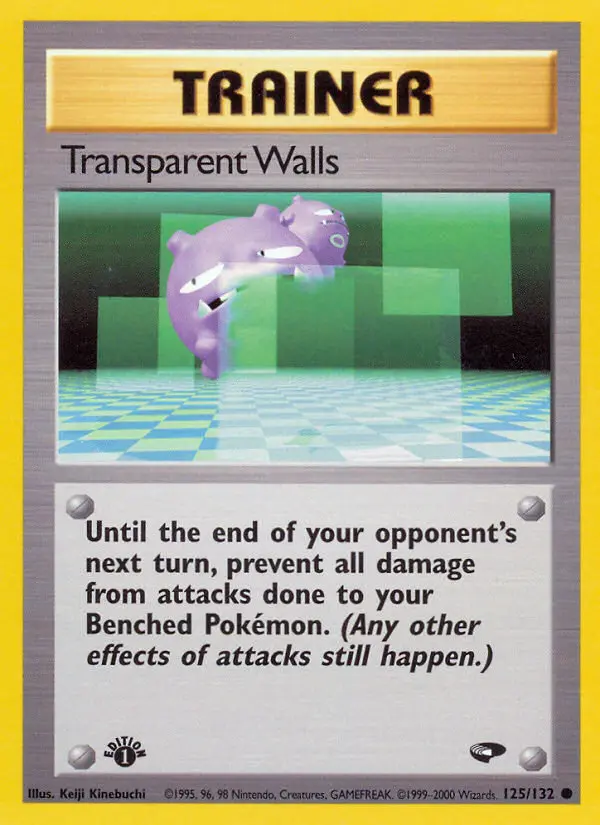 Transparent Walls, Pokémon card