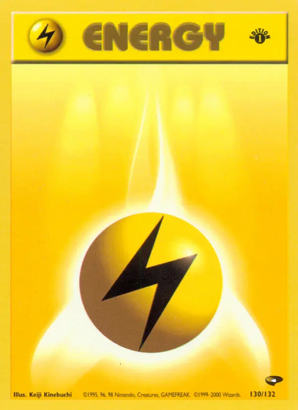 Lightning Energy, Pokémon card