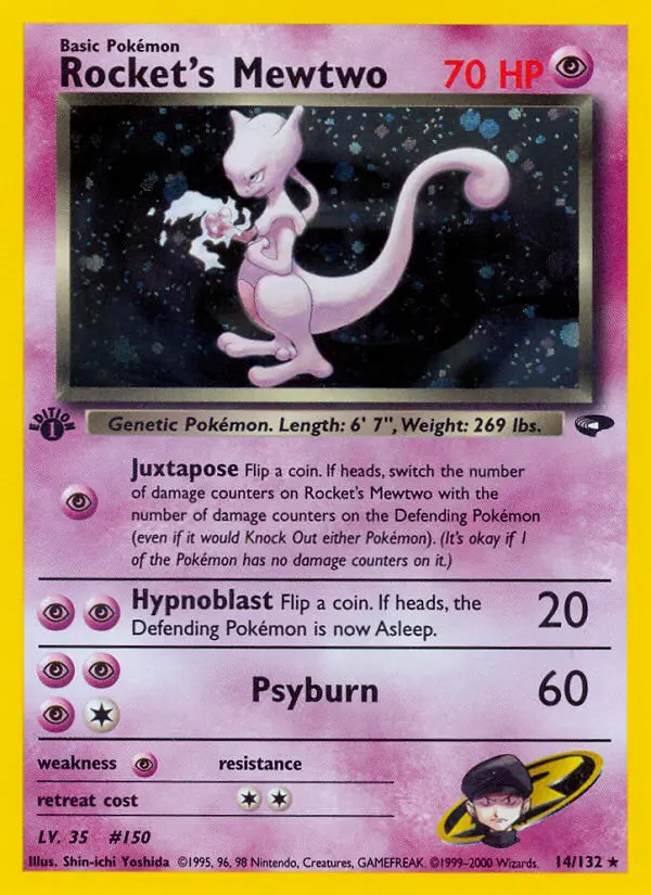 Rocket's Mewtwo, Pokémon card