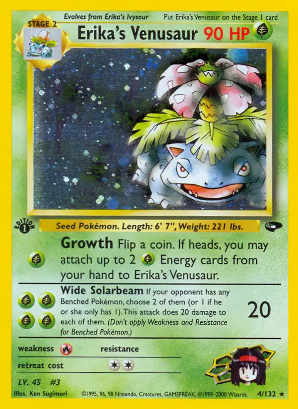 Erika's Venusaur, Pokémon card