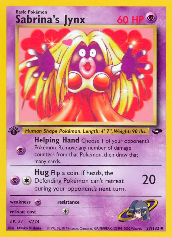 Sabrina's Jynx, Pokémon card