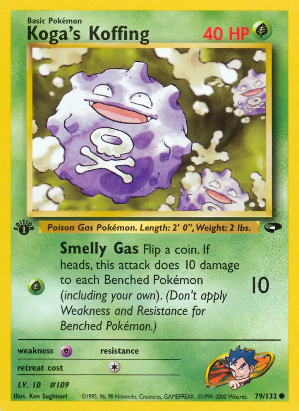 Koga's Koffing, Pokémon card