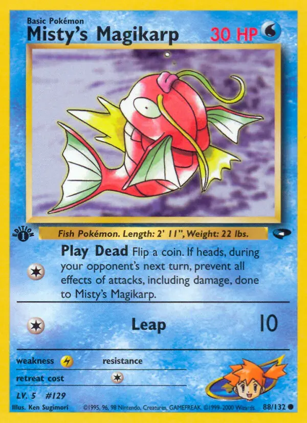 Misty's Magikarp, Pokémon card